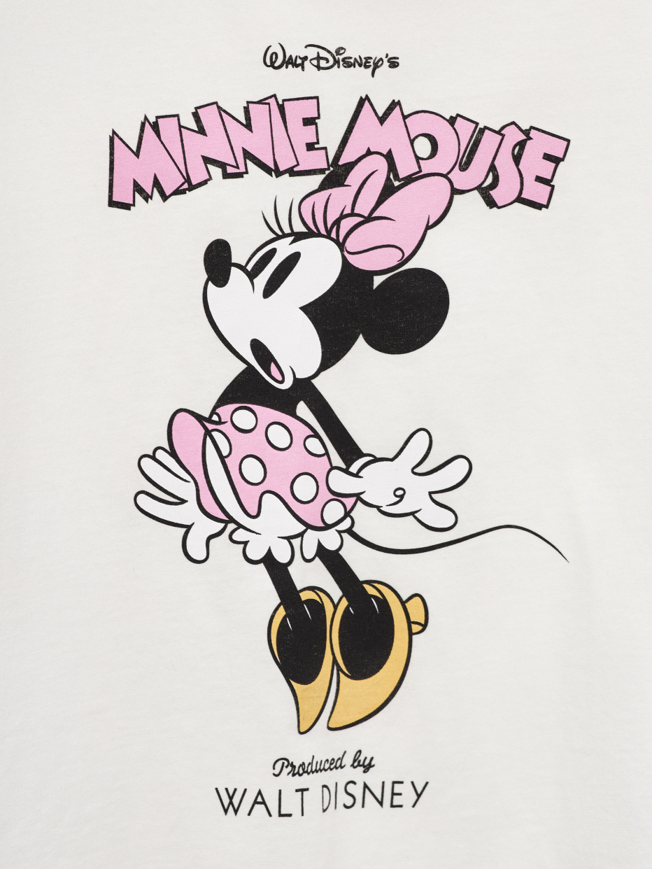 Лонгслив с принтом Disney Minnie Mouse для девочек, фото - 3