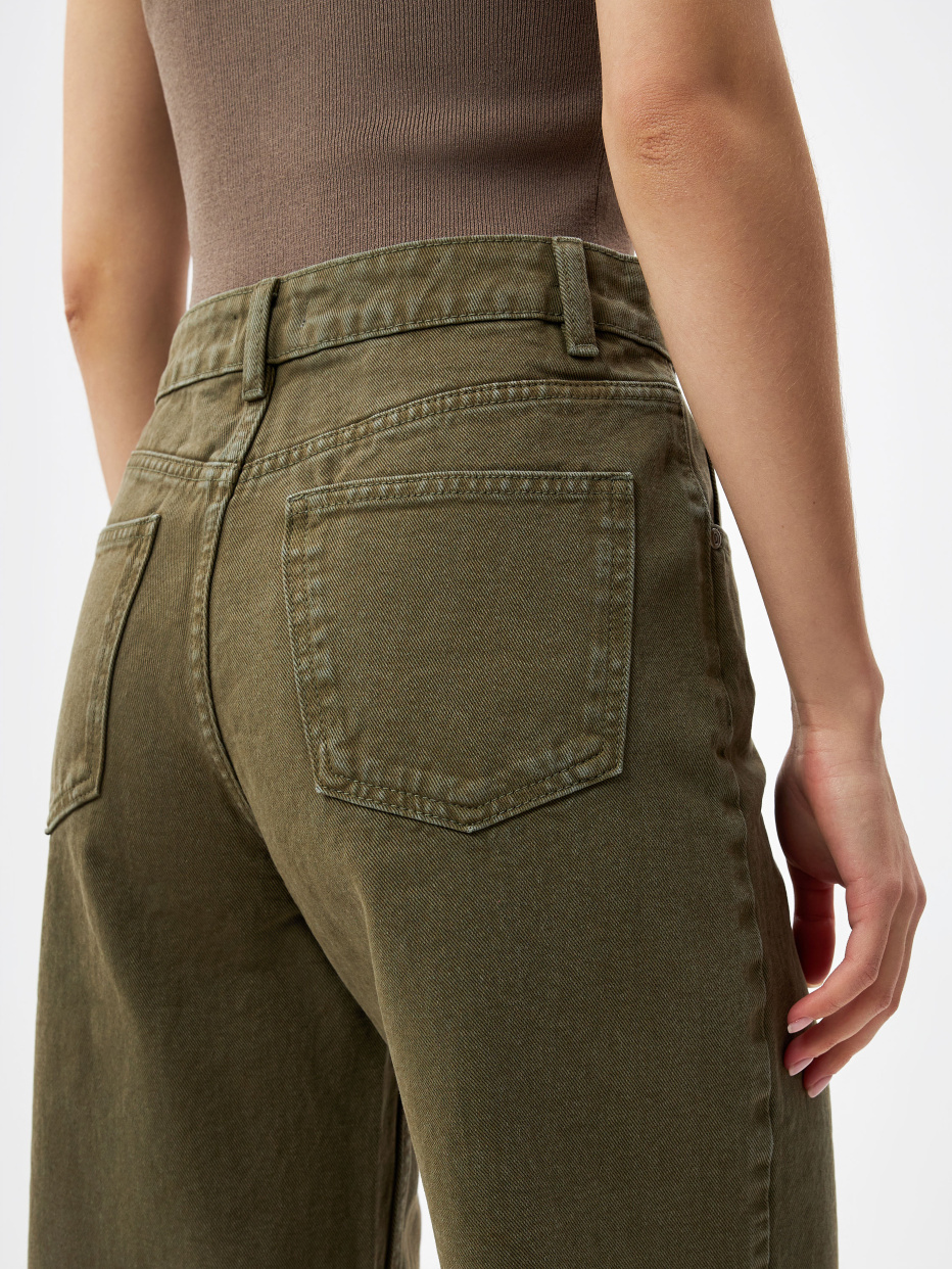 Удлиненные джинсовые шорты из органического хлопка, фото - 6