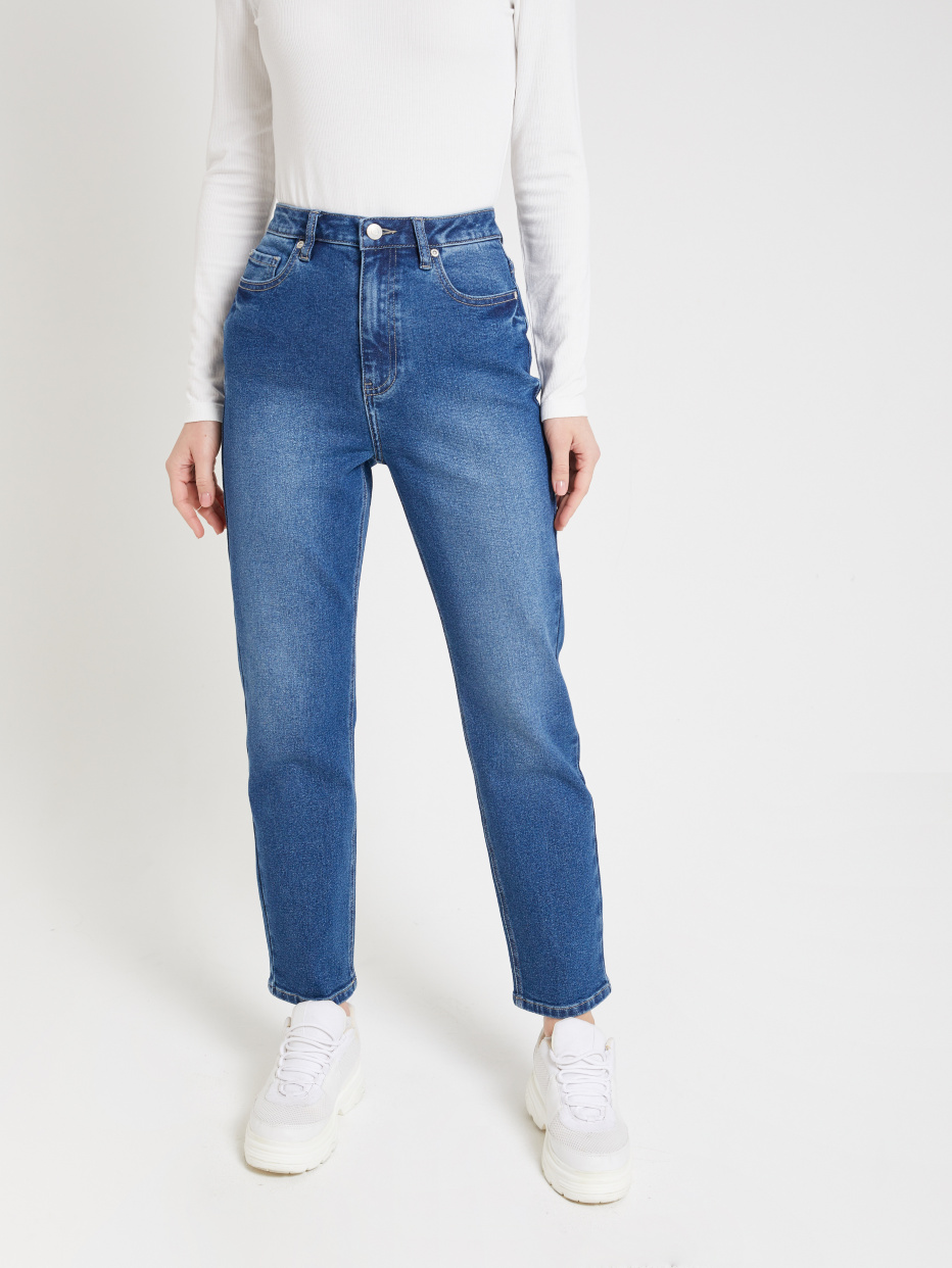 прямые джинсы с высокой талией, фото - 2