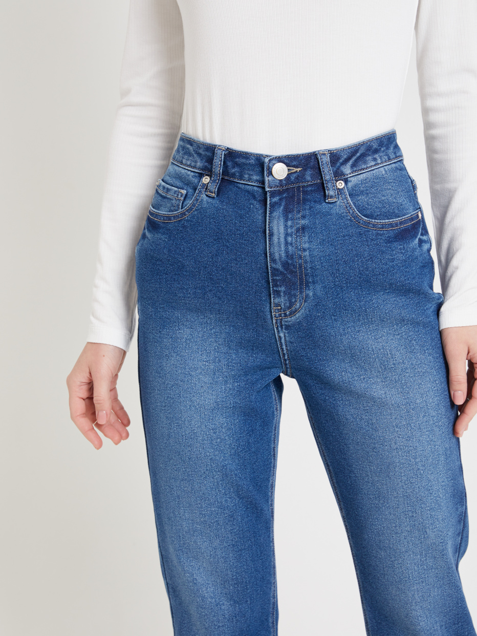 прямые джинсы с высокой талией, фото - 3