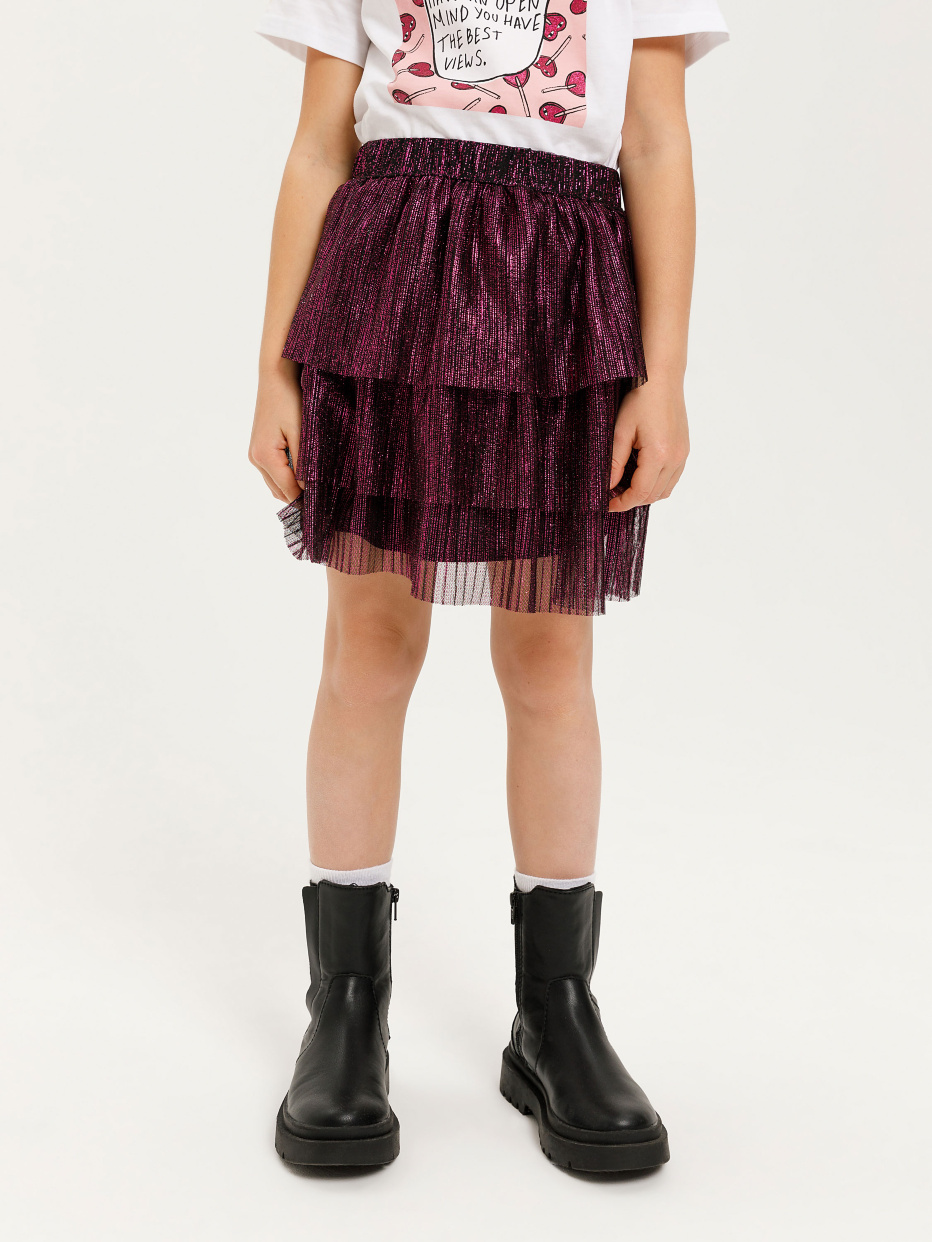 Ярусная юбка для девочек, фото - 2