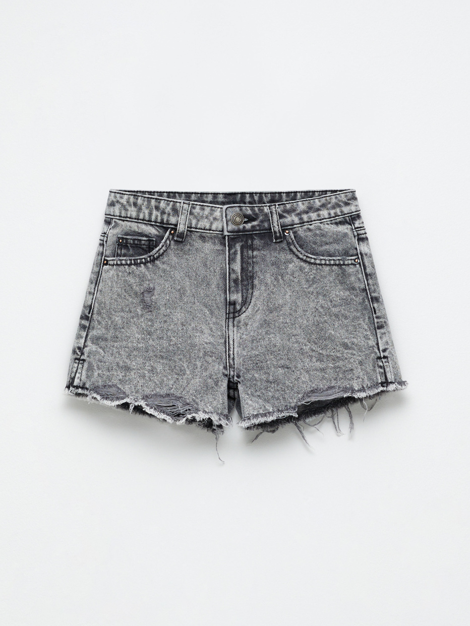 Рваные джинсовые шорты для девочек, фото - 2